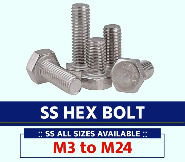SS HEX BOLT